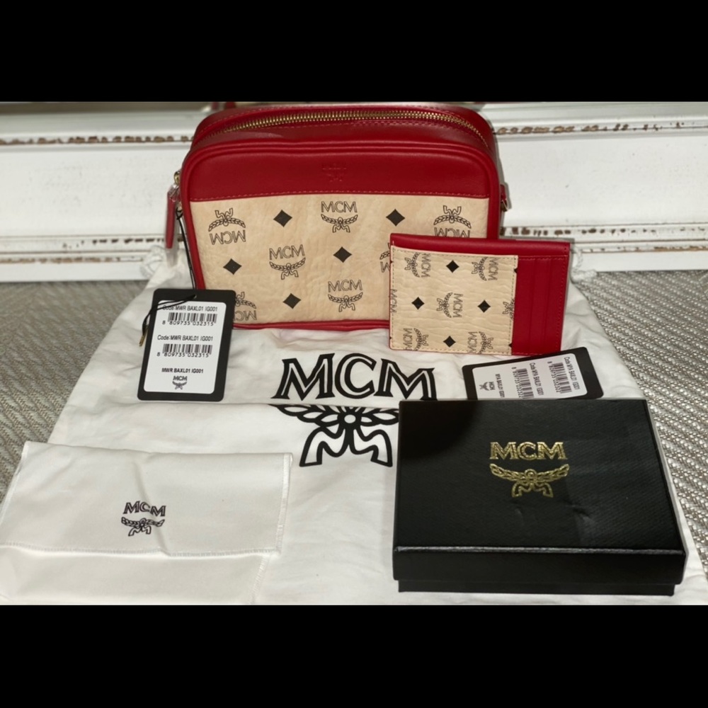 MCM Crossbody Bag and Mini Card Case